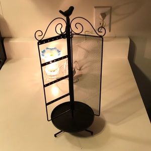 Metal Rotating Jewelry Stand
